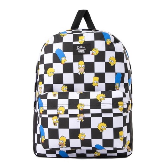 Vans xThe Simpsons Old Skool Checkerboard Backpack - Picture 2 of 6